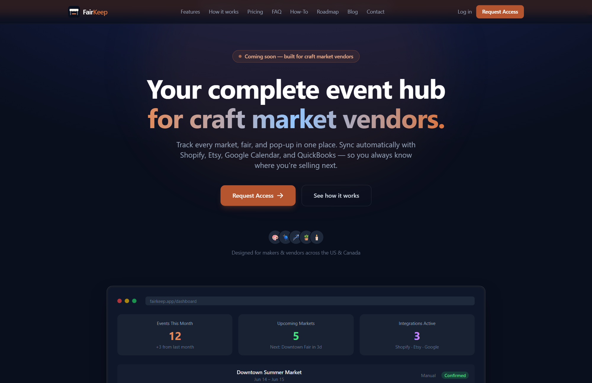 FairKeep: The Event Tracker Built for Craft Fair Vendors